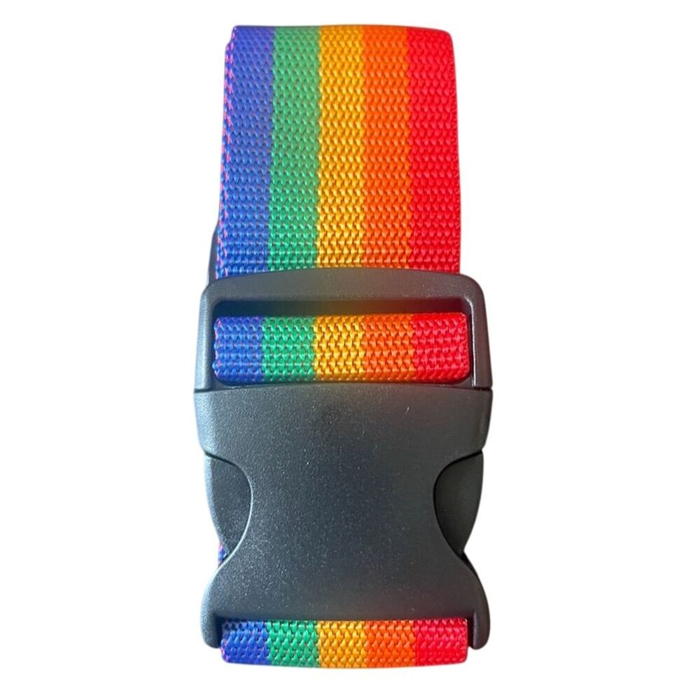 JOYWAY Rainbow Luggage Strap with Quick Release Buckle for Travel